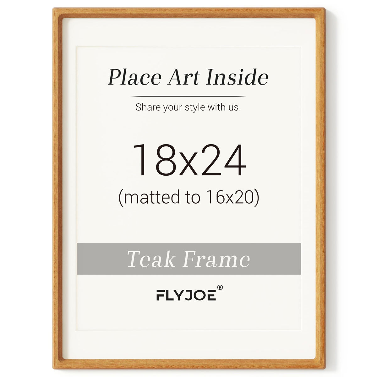 Picture Frame, USA-Sourced Hardwood Photo Frame, Walnut, 11x14