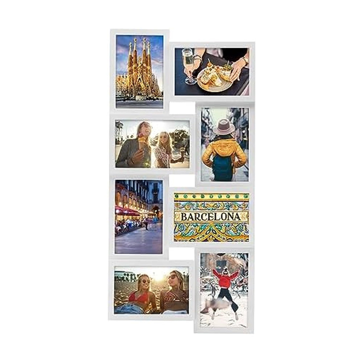 MELANNCO Collage Picture Frame 18x23 Inch Black - Holds 12 Photos in 4x6 and 6x4 Formats - Wall Display for Home Decor, Horizontal or Vertical Hanging