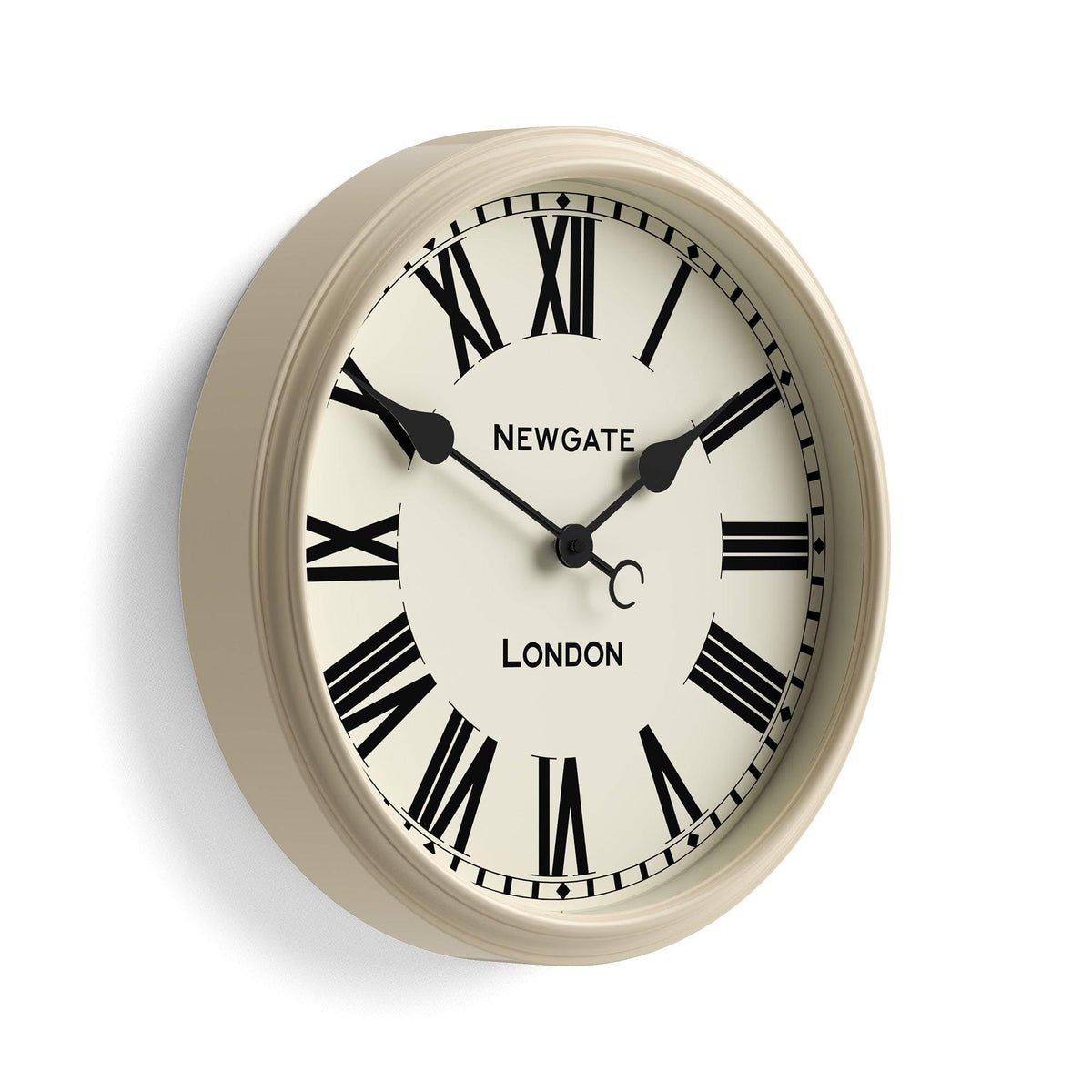 NEWGATE® Spitalfields wall Clock | Large Classic Metal Clock | 16"