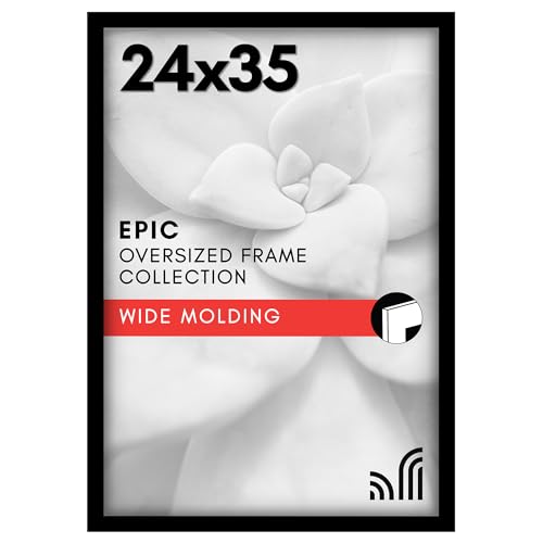 Americanflat 16x20 Poster Frame - Engineered Wood - Black