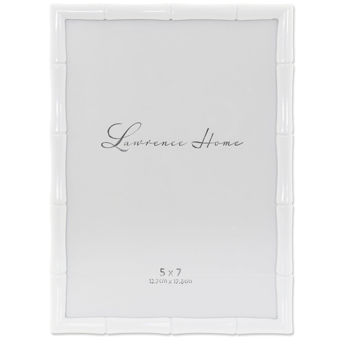 Lawrence 712246 4-Inch W x 6-Inch H Gold Metal Picture Frame with Bamboo Design