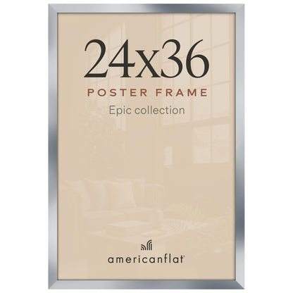 Americanflat 16x20 Poster Frame - Engineered Wood - Black