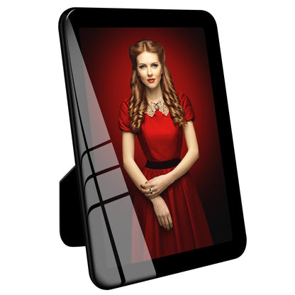 Bluesun 8x10 Picture Frame Black Standing can be Vertical and Horizontal - Real Glass Frames, Cool 8×10 Photo Frame, Wall Frames Gifts for Men Boyfriend Dad Boss and Loved Ones(8x10, Black)