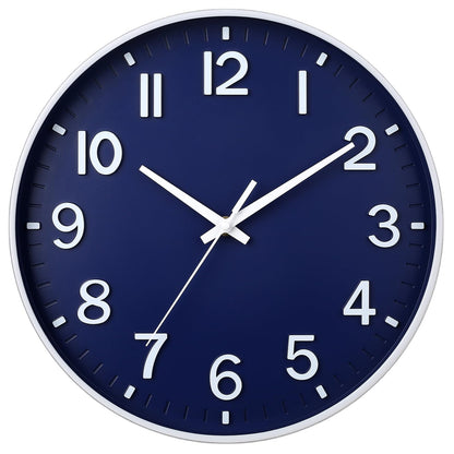HZDHCLH 8 Inch Wall Clock Battery Operated Silent Non Ticking Green Modern