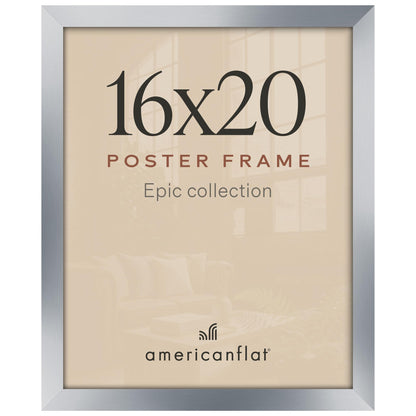 Americanflat 16x20 Poster Frame - Engineered Wood - Black