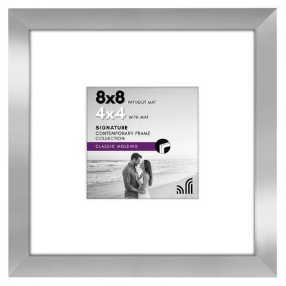 Americanflat 11x14 Picture Frame - Matted to 8x10 - Engineered Wood - Black