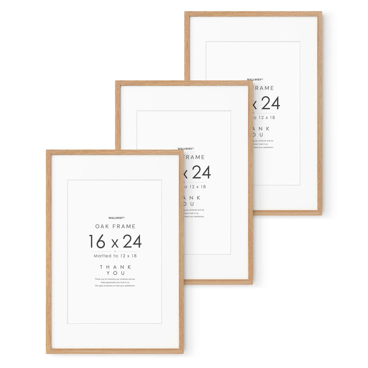 5x7 Picture Frame, Solid Oak Wood 5x7 Photo Frame with Mat to 4x6