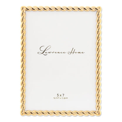 Lawrence Frames 4x6 Golden Rope Picture Frame (712046)
