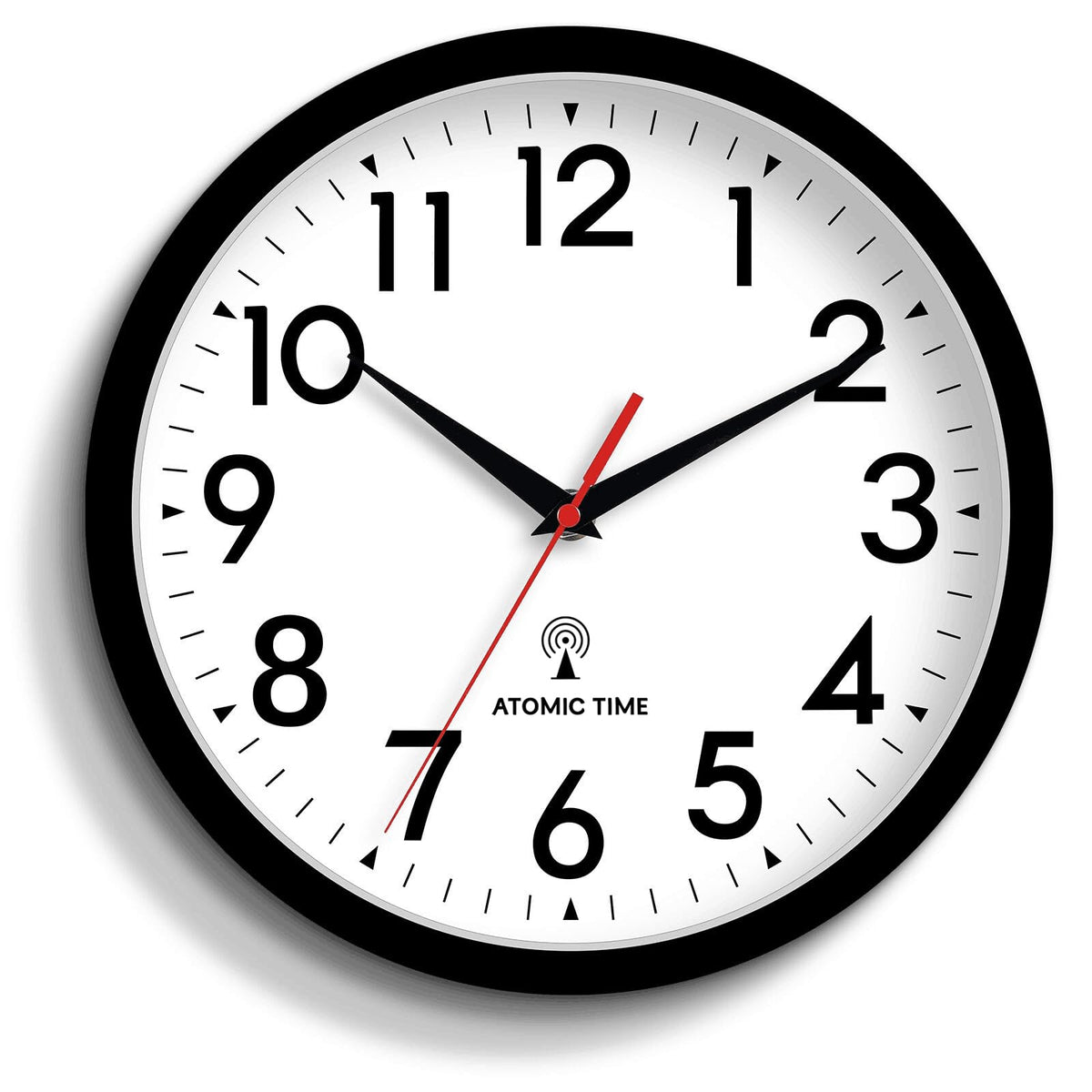 DAXSMY 14 Inch Wall Clock, Battery Operated Silent Non Ticking