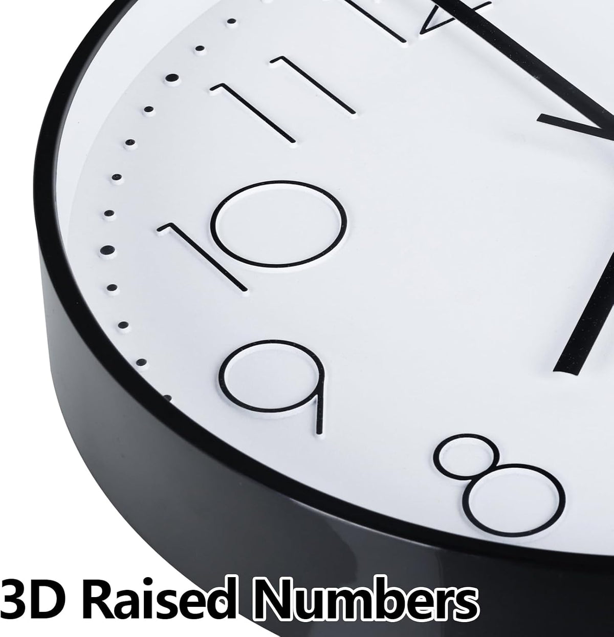 Wall Clock 2 Pack 12 Inch Silent Wall Clocks Battery Operated