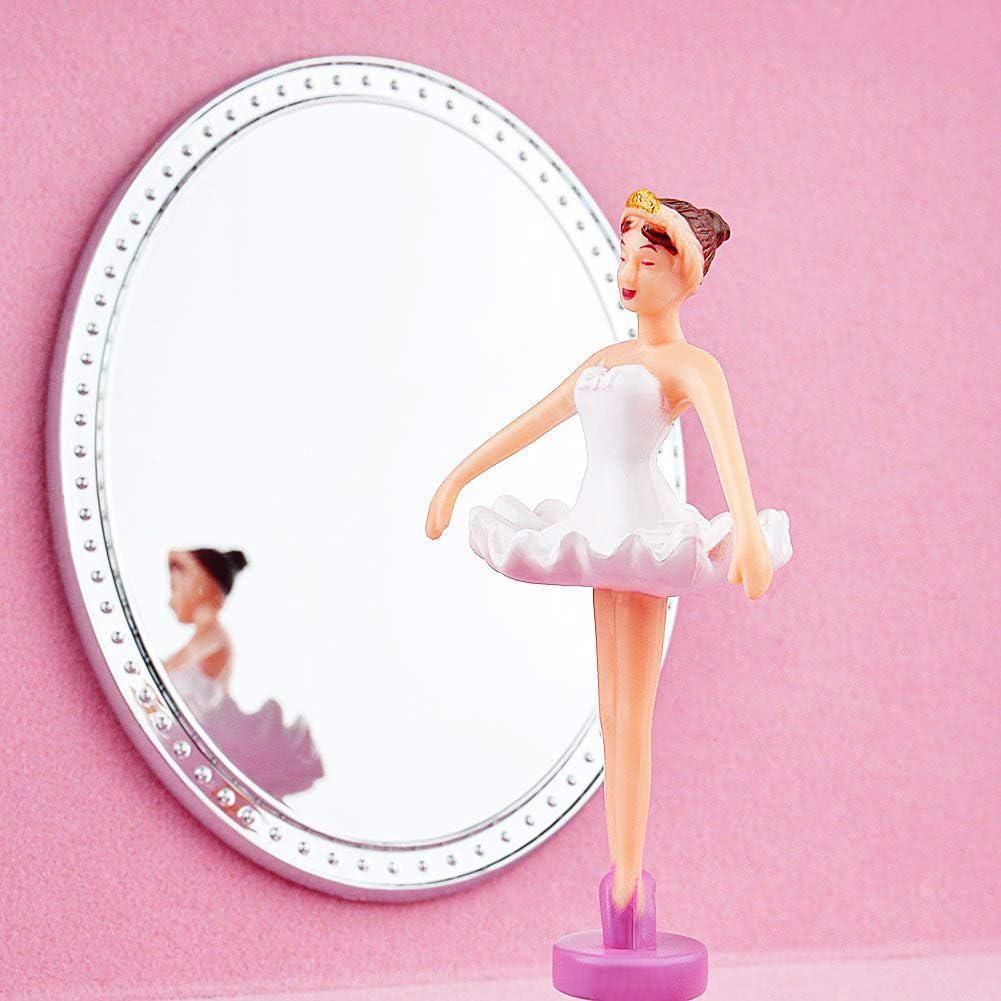 RR ROUND RICH DESIGN Kids Musical Jewelry Box for Girls Pink