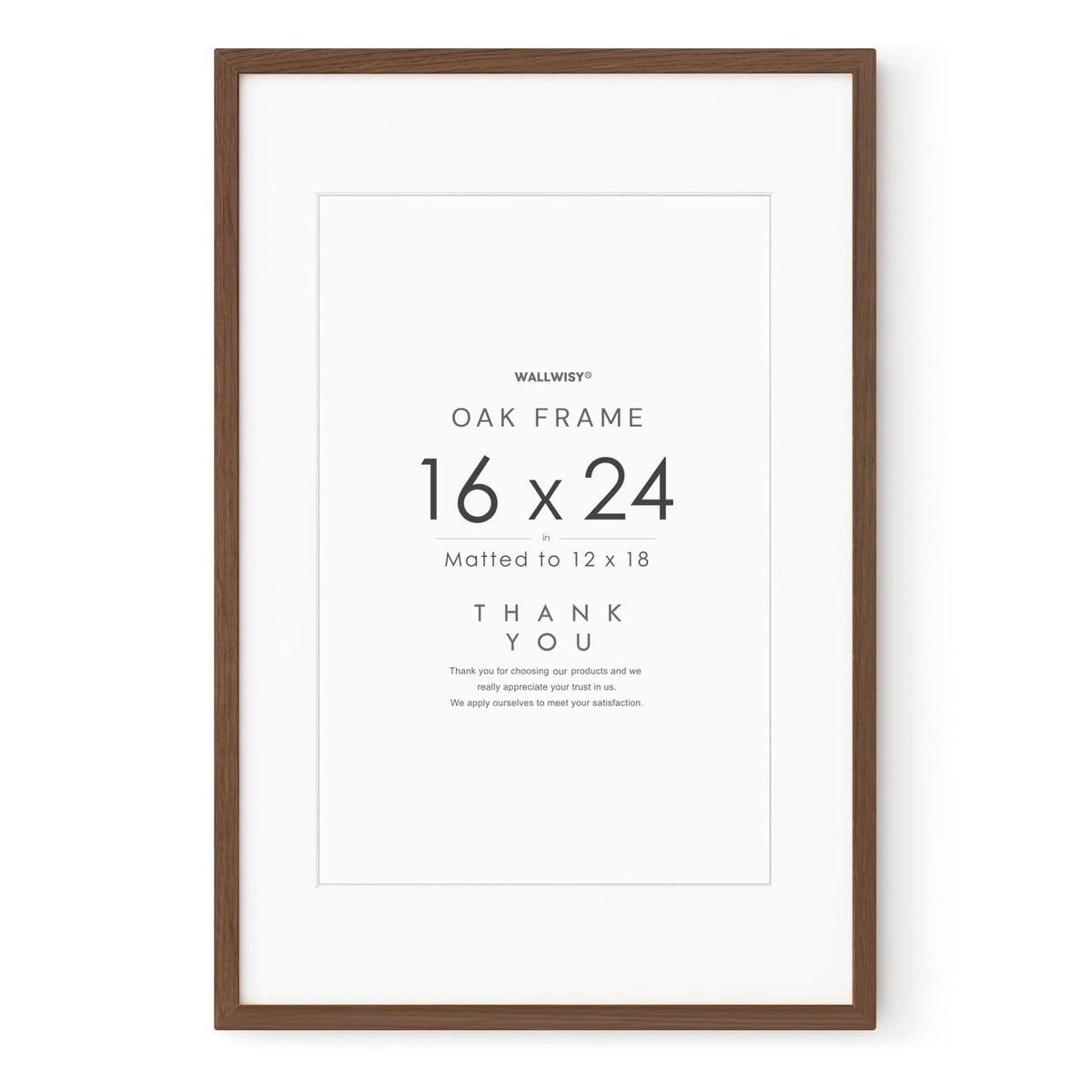 5x7 Picture Frame, Solid Oak Wood 5x7 Photo Frame with Mat to 4x6