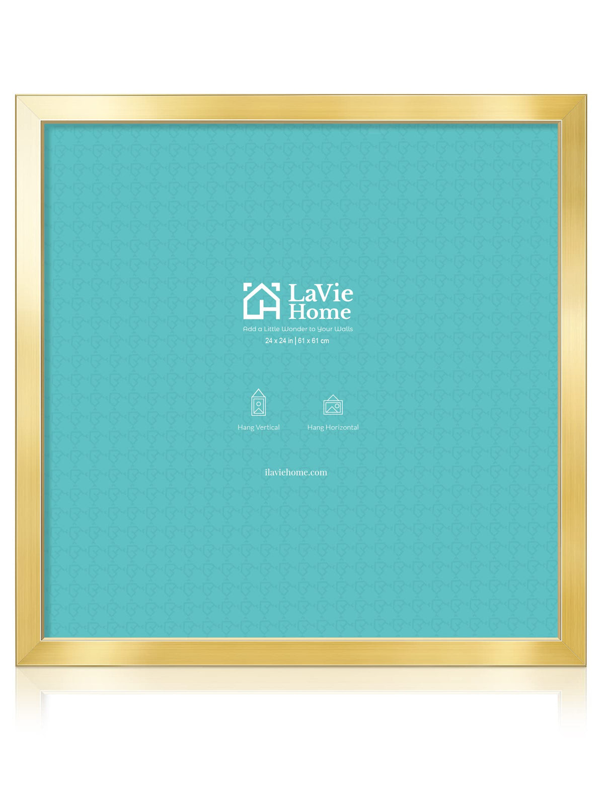 LaVie Home 14x18 Picture Frame Black Poster Frame,Display Pictures 12x16 with Mat or 14x18 Without Mat, Stable and Sturdy Frame and Polished Plexiglass, Horizontal and Vertical Format of The Walls