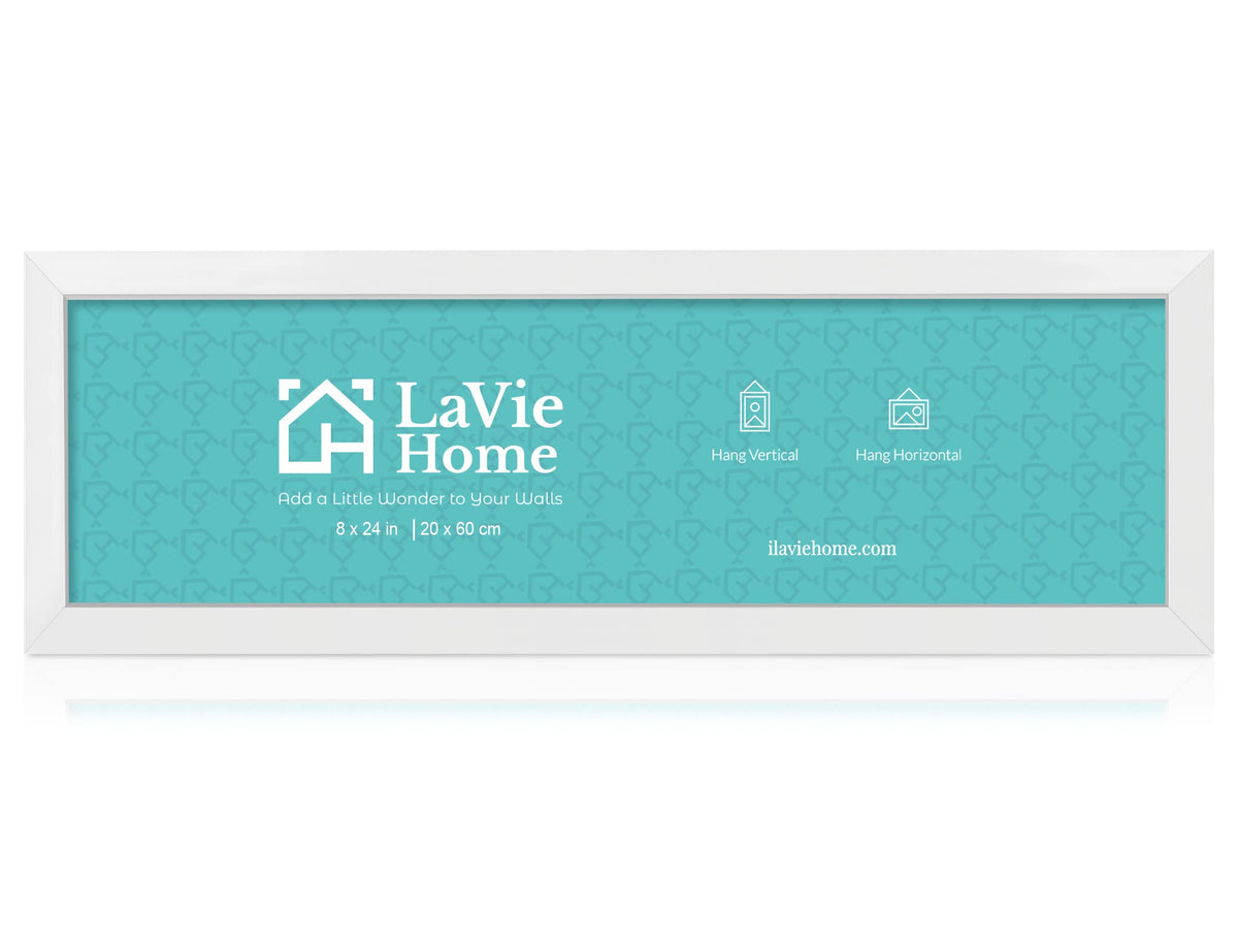 LaVie Home 14x18 Picture Frame Black Poster Frame,Display Pictures 12x16 with Mat or 14x18 Without Mat, Stable and Sturdy Frame and Polished Plexiglass, Horizontal and Vertical Format of The Walls