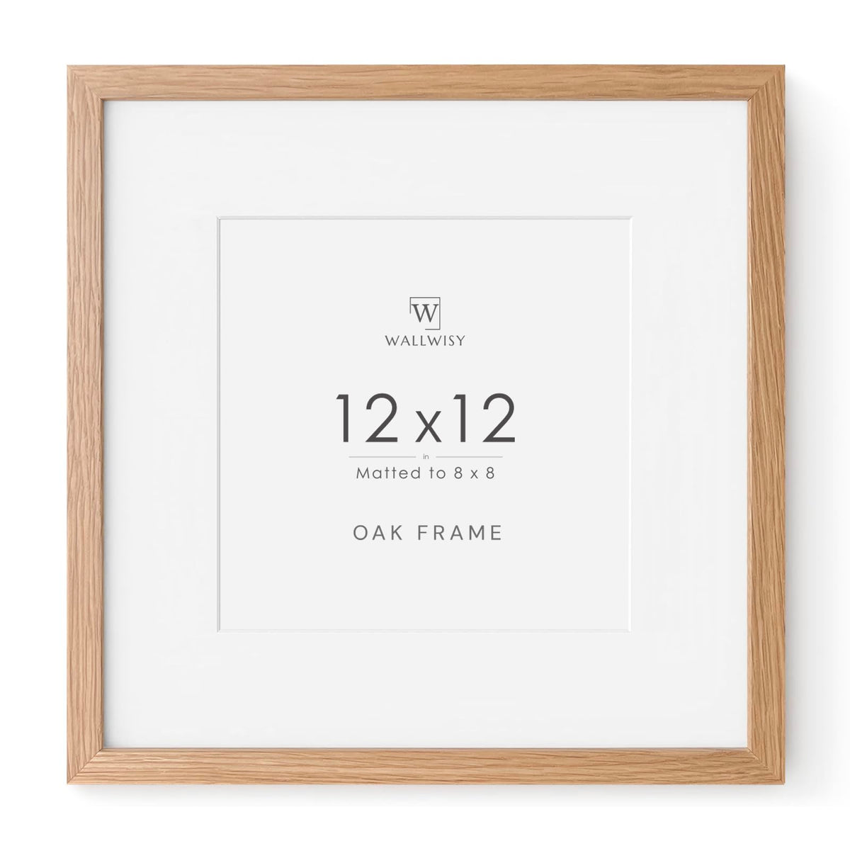 5x7 Picture Frame, Solid Oak Wood 5x7 Photo Frame with Mat to 4x6