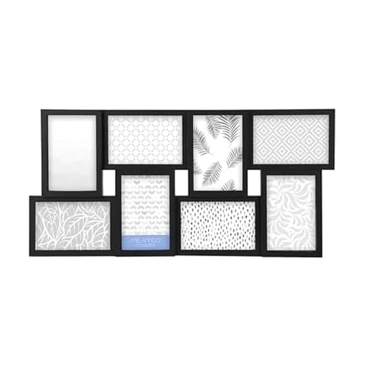 MELANNCO Collage Picture Frame 18x23 Inch Black - Holds 12 Photos in 4x6 and 6x4 Formats - Wall Display for Home Decor, Horizontal or Vertical Hanging