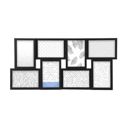 MELANNCO Collage Picture Frame 18x23 Inch Black - Holds 12 Photos in 4x6 and 6x4 Formats - Wall Display for Home Decor, Horizontal or Vertical Hanging