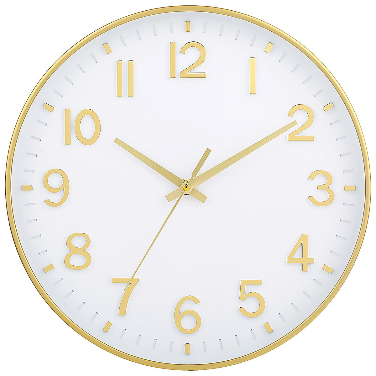 HZDHCLH 8 Inch Wall Clock Battery Operated Silent Non Ticking Green Modern