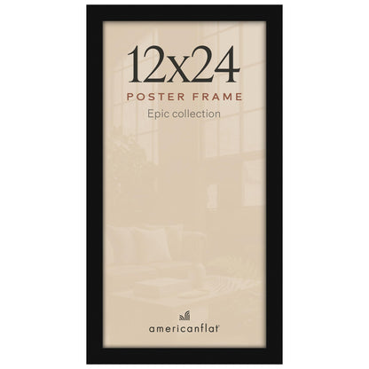 Americanflat 16x20 Poster Frame - Engineered Wood - Black