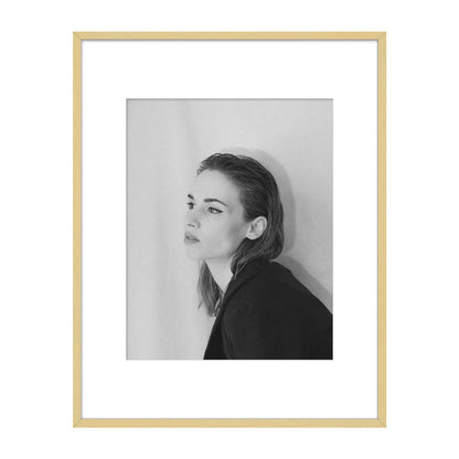 Golden State Art 11x14 Gold Aluminum Frame with White Mat, Real Glass