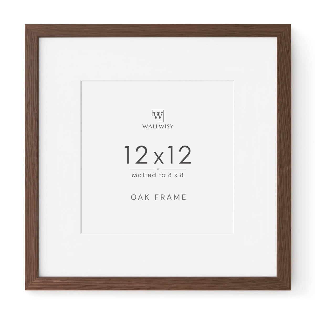 5x7 Picture Frame, Solid Oak Wood 5x7 Photo Frame with Mat to 4x6