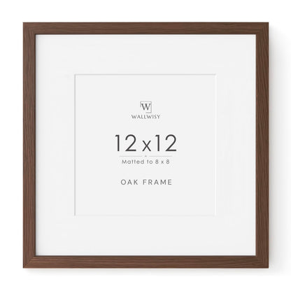 5x7 Picture Frame, Solid Oak Wood 5x7 Photo Frame with Mat to 4x6