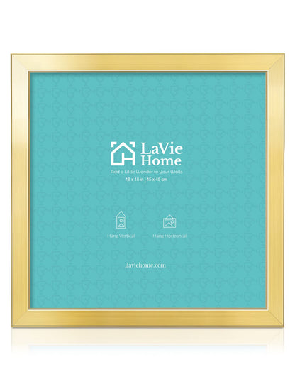 LaVie Home 14x18 Picture Frame Black Poster Frame,Display Pictures 12x16 with Mat or 14x18 Without Mat, Stable and Sturdy Frame and Polished Plexiglass, Horizontal and Vertical Format of The Walls