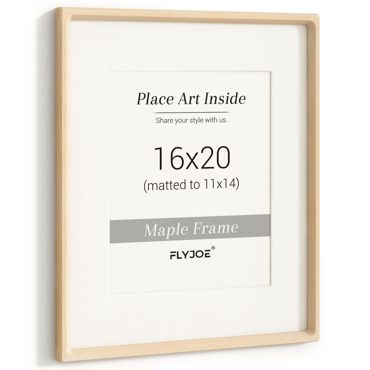 Picture Frame, USA-Sourced Hardwood Photo Frame, Walnut, 11x14