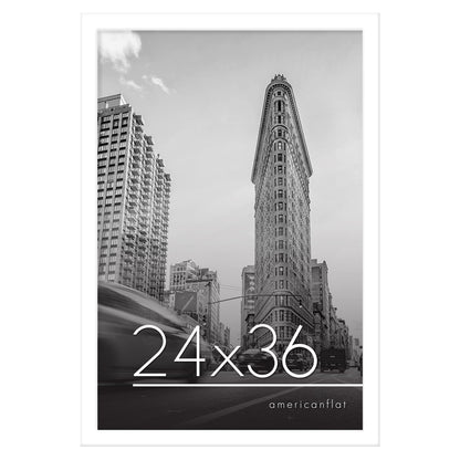 Americanflat 16x20 Poster Frame - Engineered Wood - Black