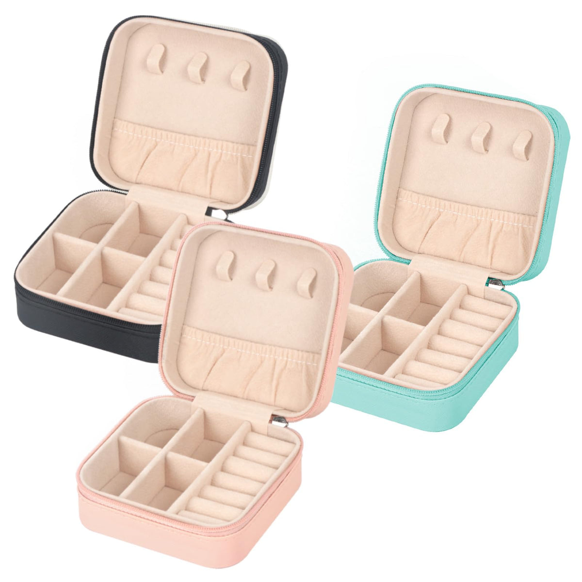 MFXIP Travel Jewelry Case Small Jewelry Box Jewelry Organizer Storage Case