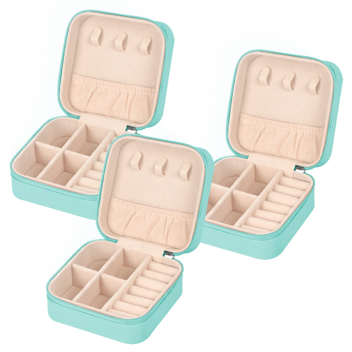 MFXIP Travel Jewelry Case Small Jewelry Box Jewelry Organizer Storage Case
