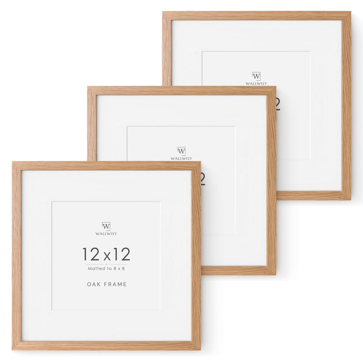 5x7 Picture Frame, Solid Oak Wood 5x7 Photo Frame with Mat to 4x6