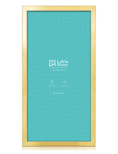 LaVie Home 14x18 Picture Frame Black Poster Frame,Display Pictures 12x16 with Mat or 14x18 Without Mat, Stable and Sturdy Frame and Polished Plexiglass, Horizontal and Vertical Format of The Walls