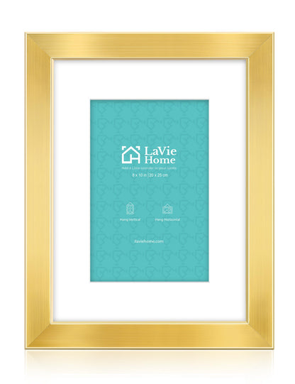 LaVie Home 14x18 Picture Frame Black Poster Frame,Display Pictures 12x16 with Mat or 14x18 Without Mat, Stable and Sturdy Frame and Polished Plexiglass, Horizontal and Vertical Format of The Walls