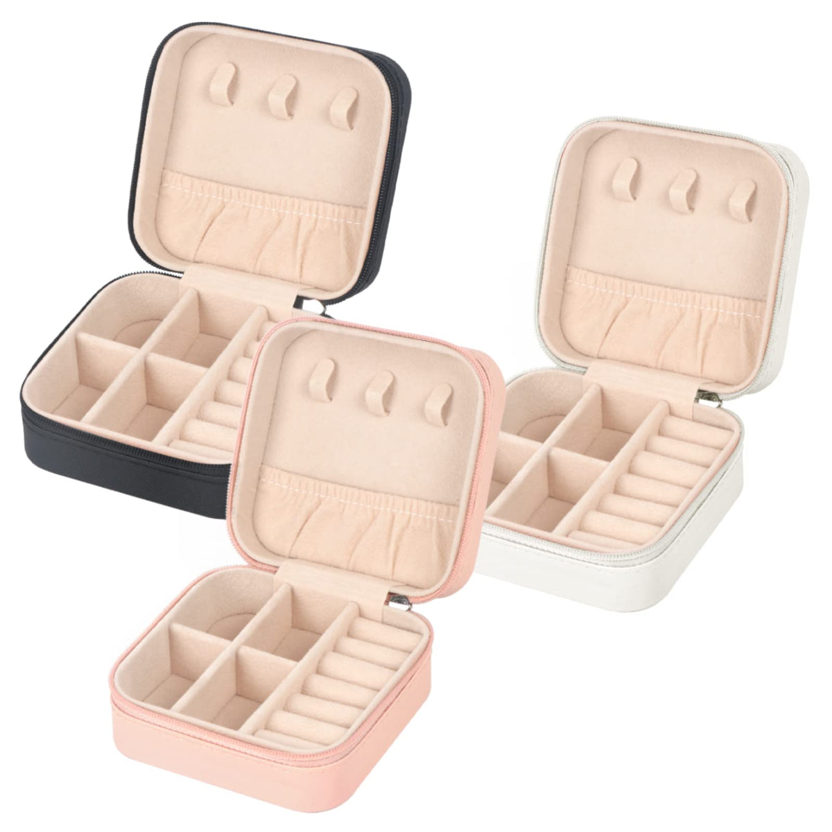 MFXIP Travel Jewelry Case Small Jewelry Box Jewelry Organizer Storage Case