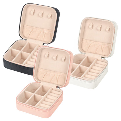 MFXIP Travel Jewelry Case Small Jewelry Box Jewelry Organizer Storage Case