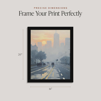 Americanflat 16x20 Poster Frame - Engineered Wood - Black