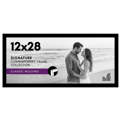 Americanflat 11x17 Picture Frame - Engineered Wood - Black