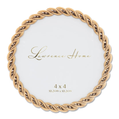 Lawrence Frames 4x6 Golden Rope Picture Frame (712046)