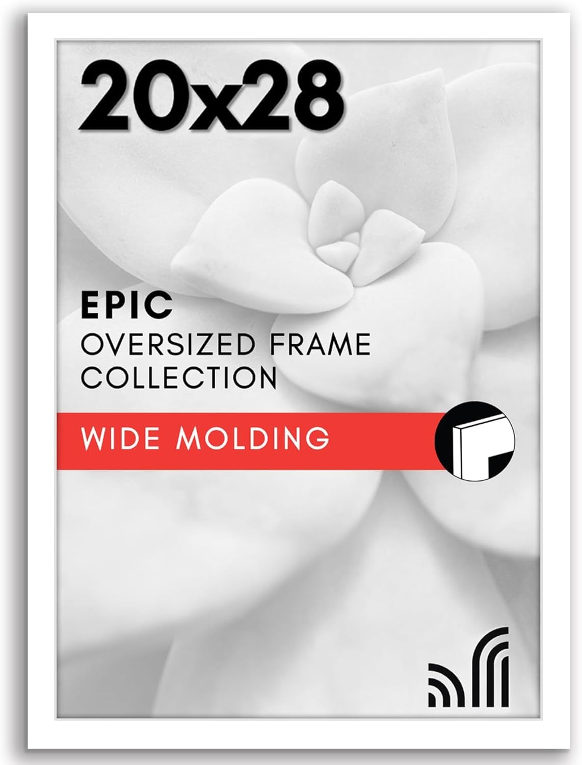 Americanflat 16x20 Poster Frame - Engineered Wood - Black