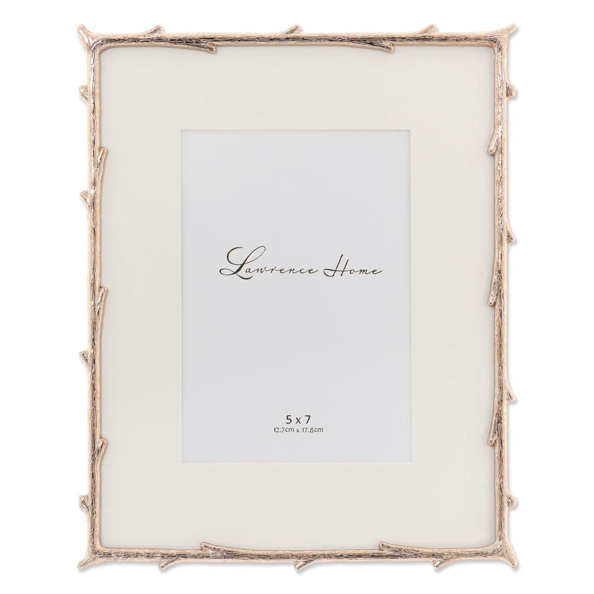 Lawrence Frames 4x6 Gold Metal Natural Branch Design Picture Frame