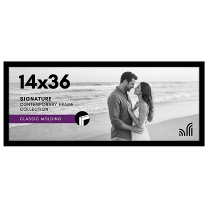 Americanflat 11x17 Picture Frame - Engineered Wood - Black