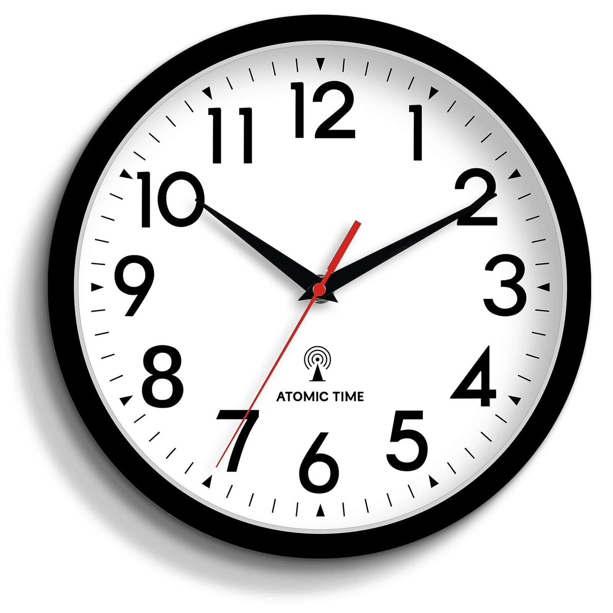 DAXSMY 14 Inch Wall Clock, Battery Operated Silent Non Ticking