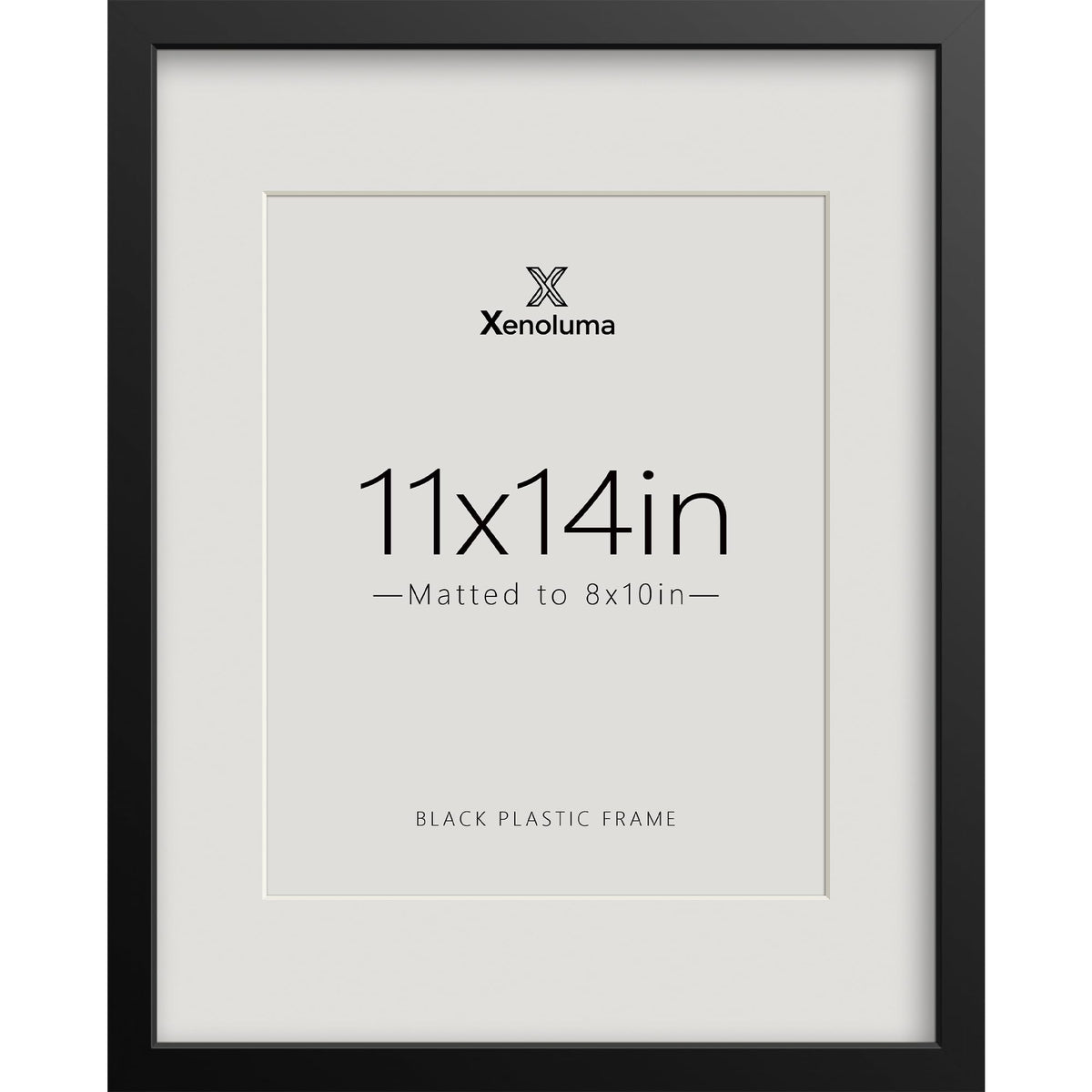 8.5 By 11 Picture Frames 6x8 with Mat - Black Photo Frame 1 Pack