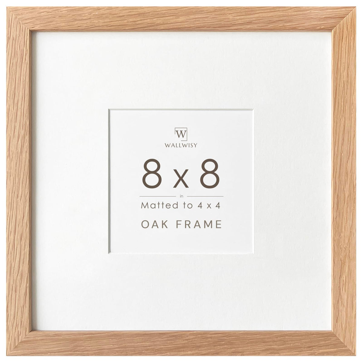 5x7 Picture Frame, Solid Oak Wood 5x7 Photo Frame with Mat to 4x6