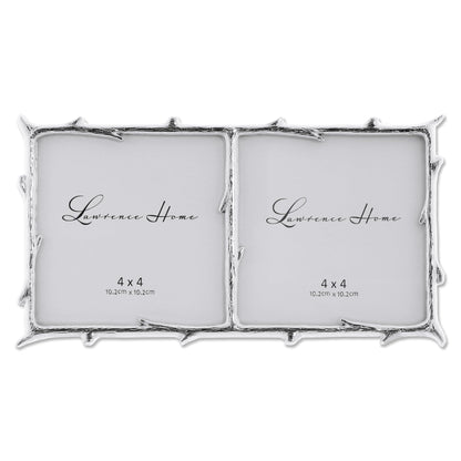 Lawrence Frames 4x6 Gold Metal Natural Branch Design Picture Frame