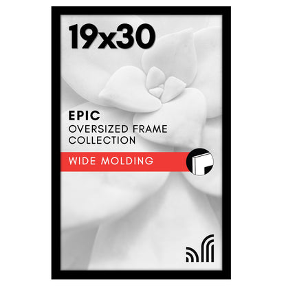 Americanflat 16x20 Poster Frame - Engineered Wood - Black