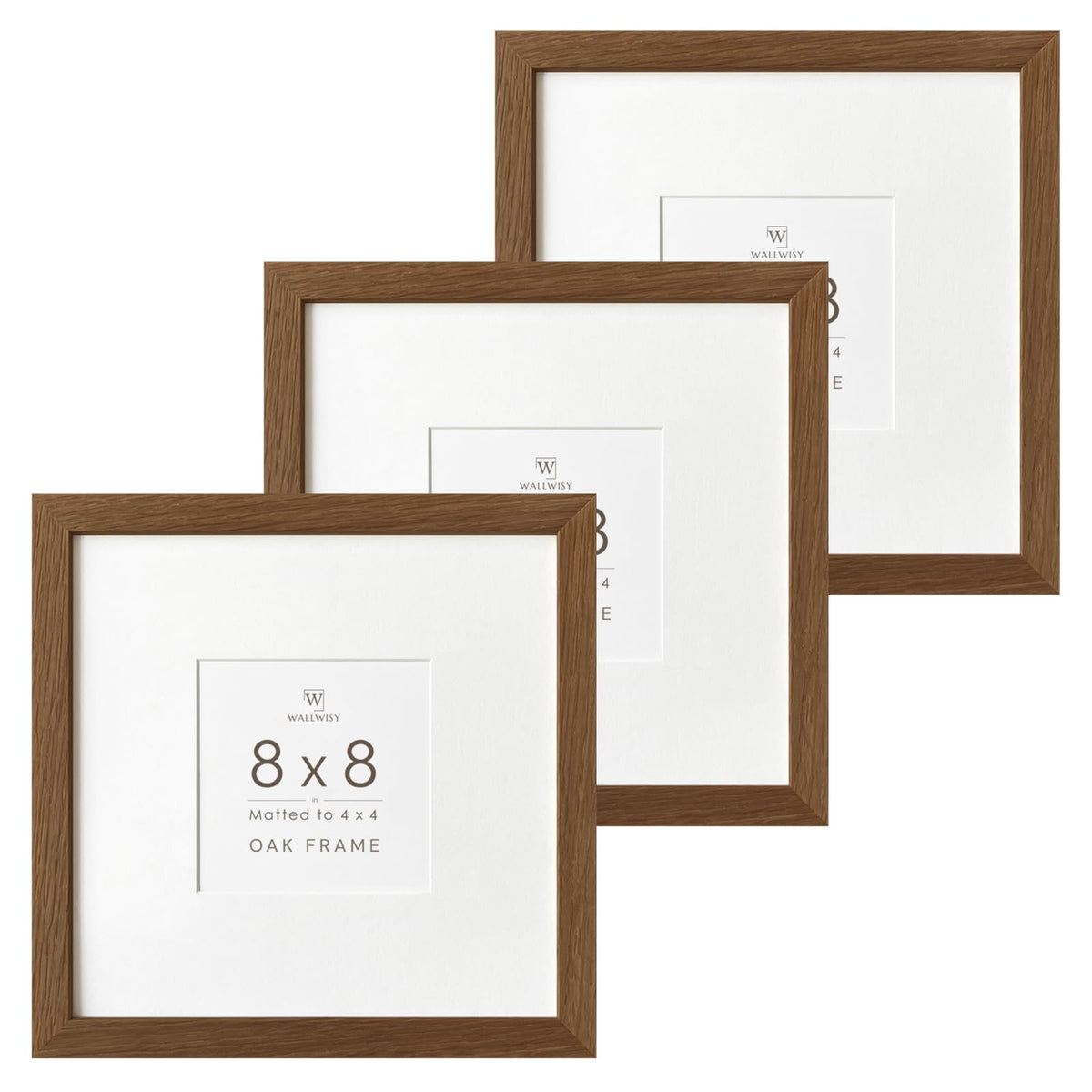 5x7 Picture Frame, Solid Oak Wood 5x7 Photo Frame with Mat to 4x6