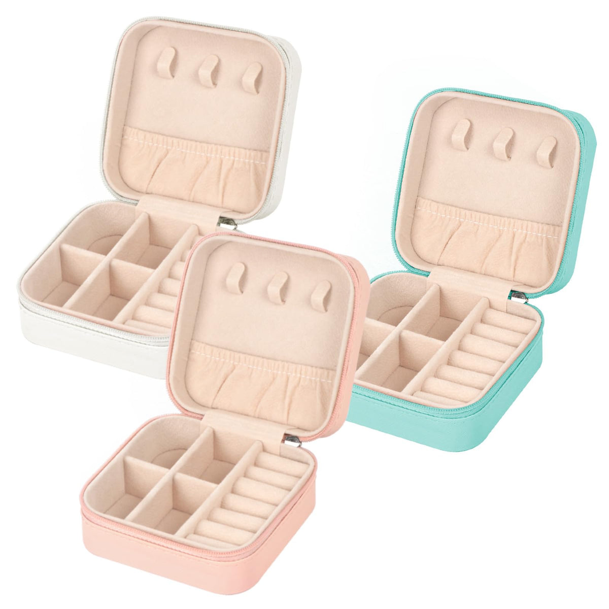 MFXIP Travel Jewelry Case Small Jewelry Box Jewelry Organizer Storage Case