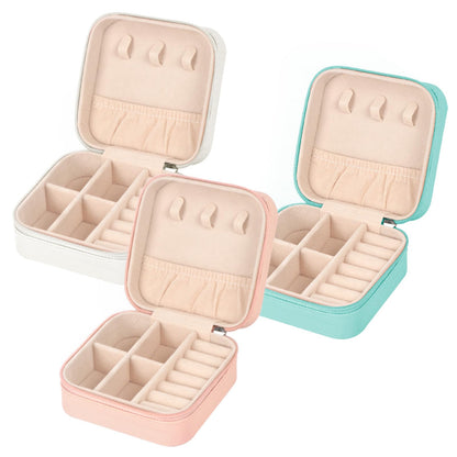 MFXIP Travel Jewelry Case Small Jewelry Box Jewelry Organizer Storage Case